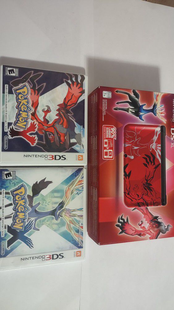 Pokemon X & Y Special Edition! 2013 Nintendo 3DS XL With Games!
