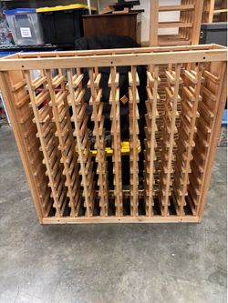 110 bottle wine rack- Pine