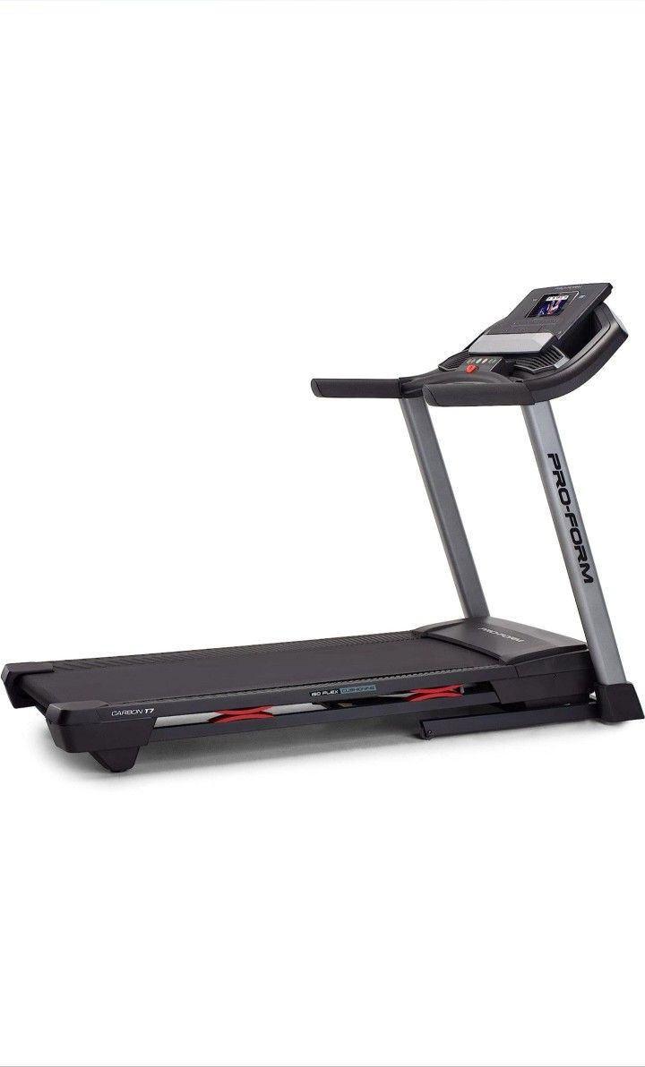 proform carbon electric folding treadmill touchscreen incline