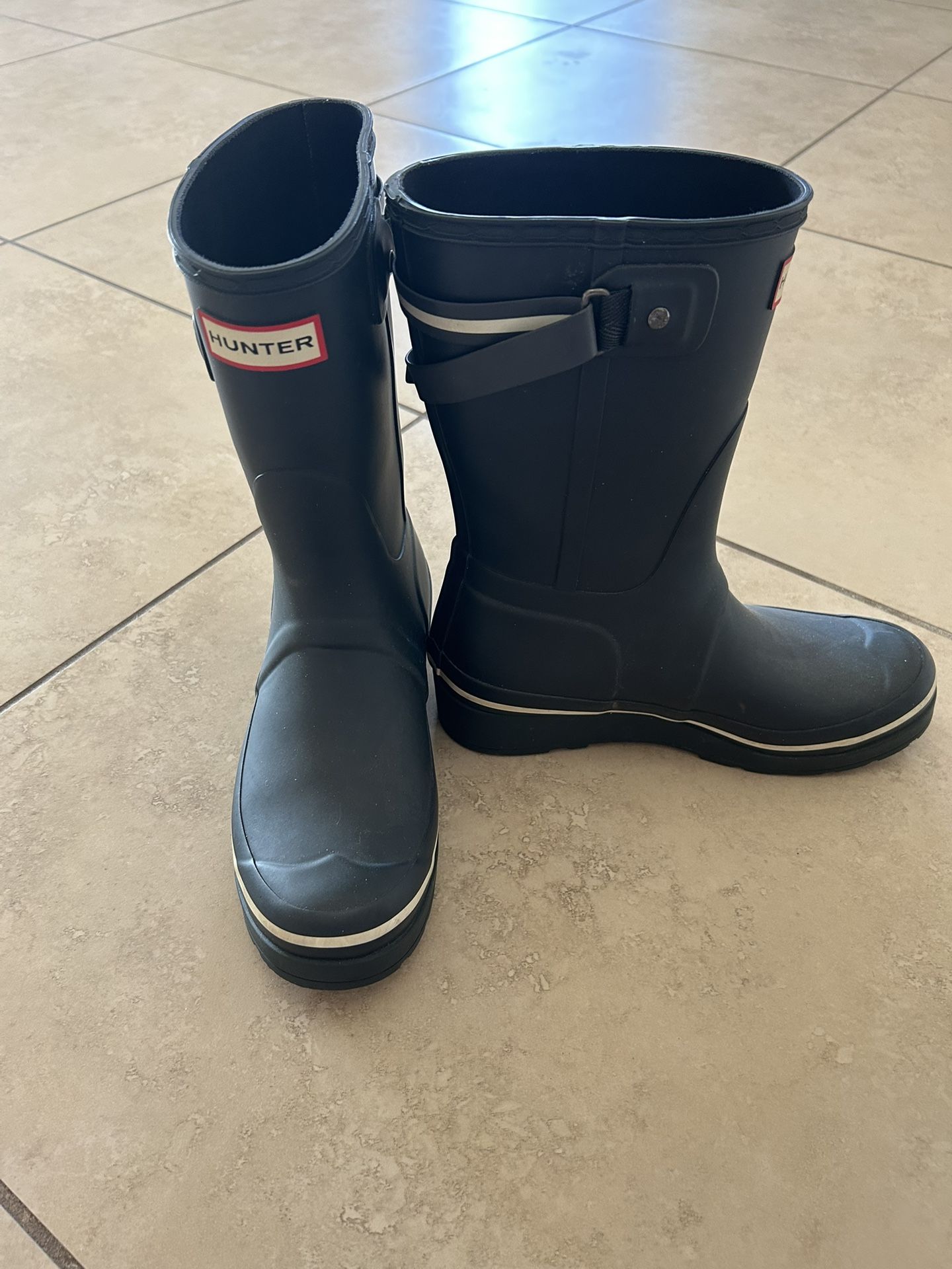 Hunter Rain boots Blue