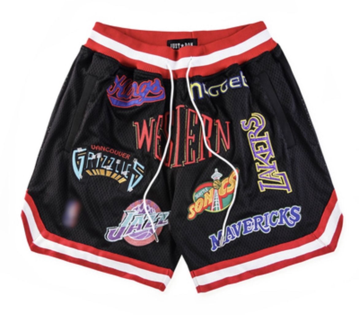 Western Conference Just Don Shorts Size Medium Or XL