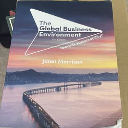 The Global Business Environment 5th Edition 