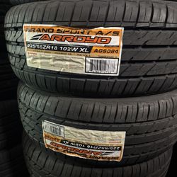 225/55/18 Arroyo 4 New Tires Installed And Balanced 40,000 Miles Warranty