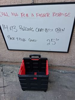 14x13 Folding Pack & Roll Cart