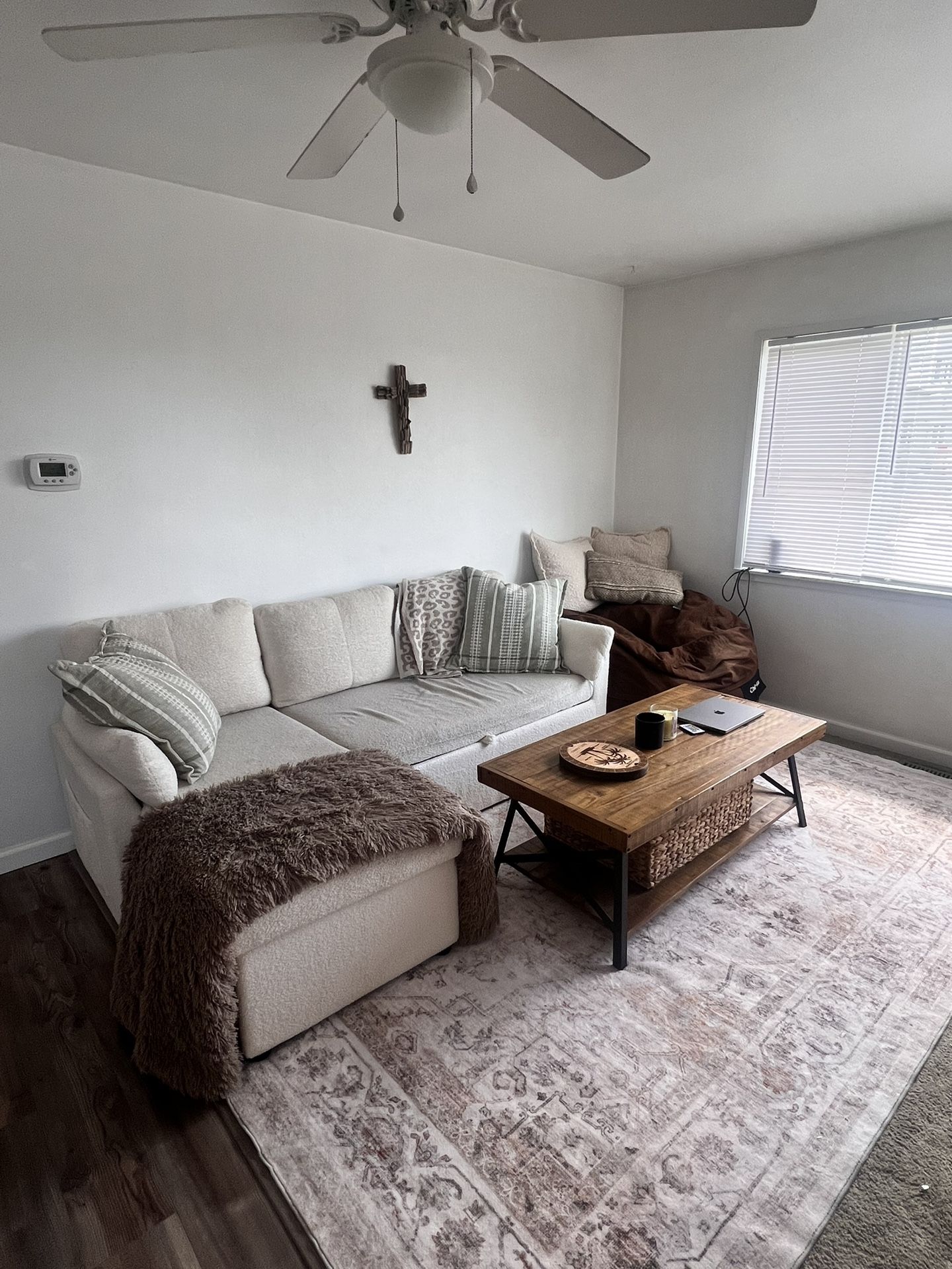 White Couch Sherpa