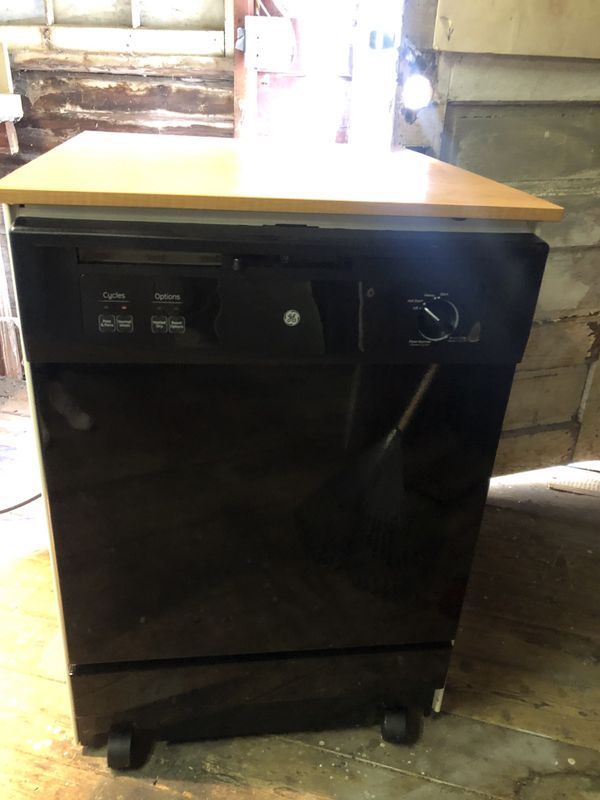 GE Black Portable Dishwasher on Wheels for Sale in WA OfferUp