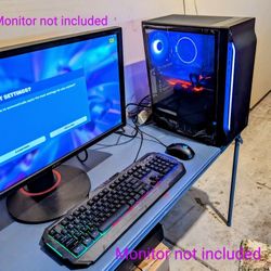 Gaming PC: Ryzen 7, RX 5700XT, 16GB DDR4, NVME SSD+1TB SSD, USB Wi-Fi, RGB Gaming KB+Mouse, ARGB case Lighting  SB/Goleta Delivery