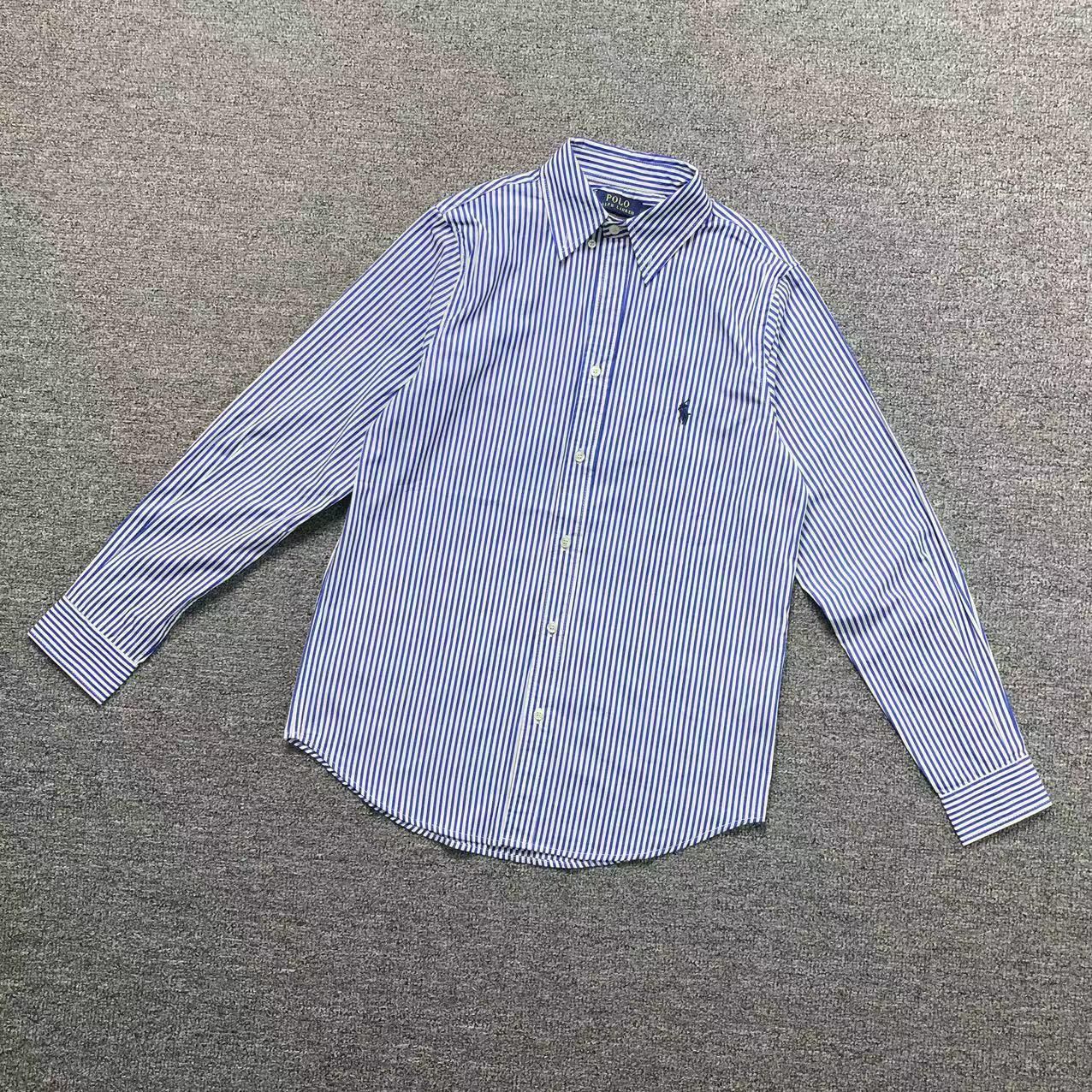 Ralph Lauren Striped Button Lapel Shirt