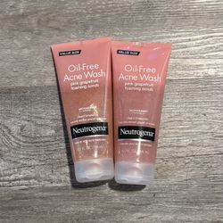 Neutrogena Oil Free Acne Wash Pink Grapefruit Scrub 6.7 Fl Oz $7 Each 
