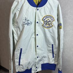 Roots of Fight Ken "Kid" Griffey Jr White Button-up Stadium Jacket (XXL) 
