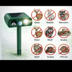 Solar Animal Repeller – Keep Animals Away