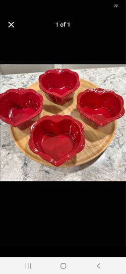 Set de 4 moldes de corazones de pavilion princes hosue