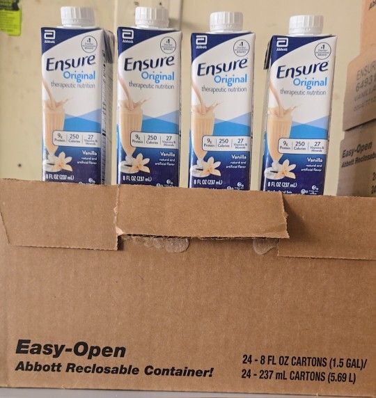 Vanilla Ensure – 24 Pack (8oz Cartons)
