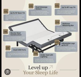Casper(#sale) adjustable bed frame with remote