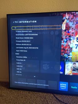 65 inch Vizio and mount