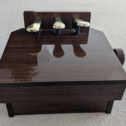 CPS Imports Adjustable Wooden Piano Pedal Extender – 3 Pedals