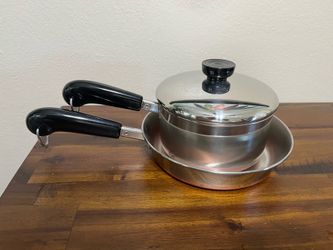 Revere Ware Copper Bottom Pan Set
