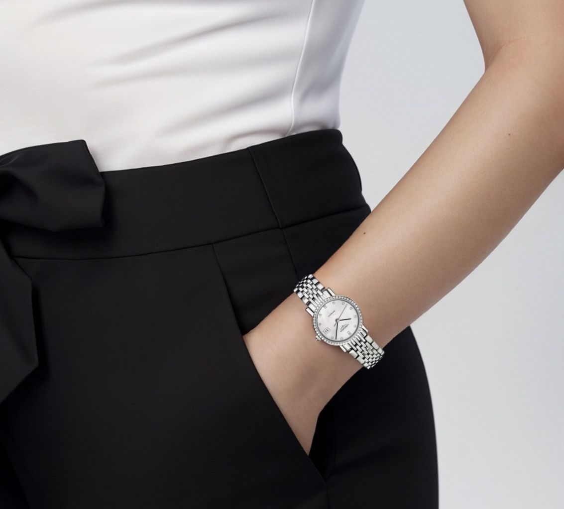 LONGINES Longines Boya Series Automatic Mechanical Movement 30m Waterproof Women's Swiss Watch White Dial(518)27