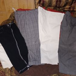 Women's Short Dress Pants Size 14 And 16  For $10 Each 