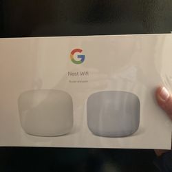 Google Nest Wi-Fi Mesh Router With Point