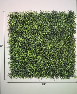 Artificial Green Plant Boxwood Panels