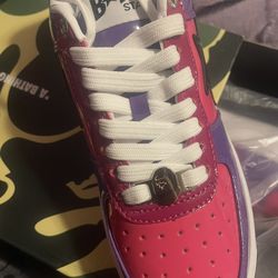 BAPE STA Purple Pink