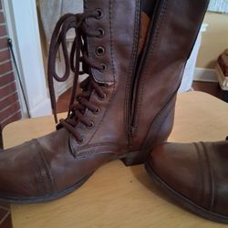 New Ladies Brown Boots By Steve Madden