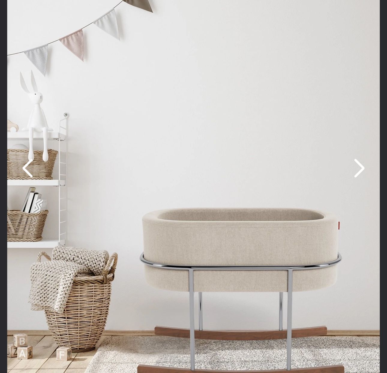 Monte Design Mid Century Modern Baby Bassinet