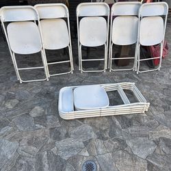 White Folding Chairs 