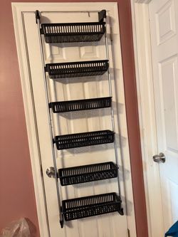 Over-the-Door 6-Tier Basket Organizer Rack