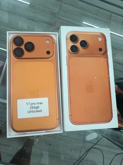 17 Pro Max unlocked. Cash or $50 down w approval