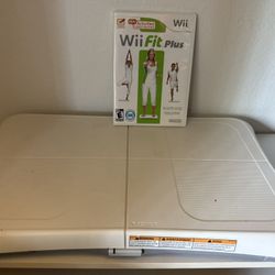 Nintendo Wii Balance board And Fit Plus 