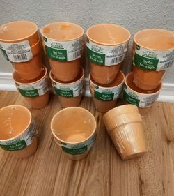 New 22 clay pots