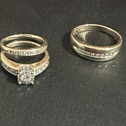 Wedding Ring Set. His And Hers
