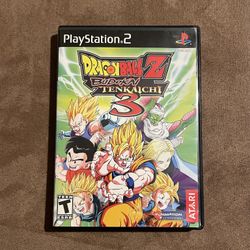 Dragon Ball Z: Budokai Tenkaichi 3 (Sony PlayStation 2, 2007) Complete 