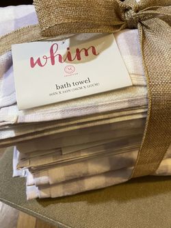 Martha Stewart Collection - Whim Bath Towel Set - 4 pc (Lavender/Lilac)