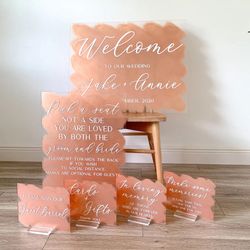 Acrylic Welcome Sign