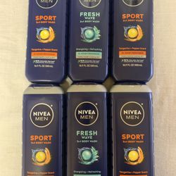 4/$12 Nivea Body Wash 