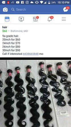 9a Brazilian hair.