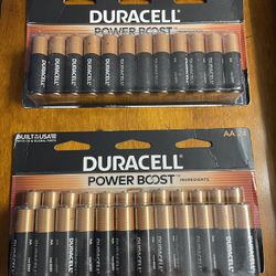 Duracell Coppertop Batteries AA Pack Of 24 -$12