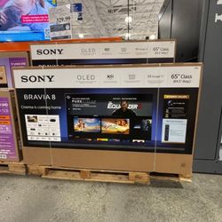 65 “ Sony smart 4K BRAVIA 8 HDR 120HZ OLED TV 