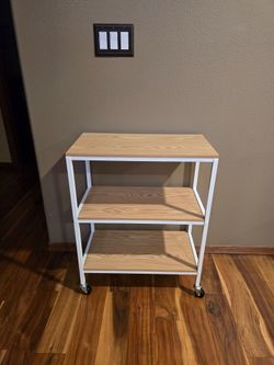 Shelf with wheels