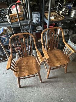Pair of super nice richardson brothers dining chairs
