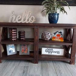 Rustic Farmhouse Console Table