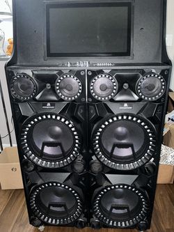 Touch screen speaker