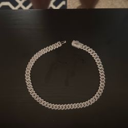 GLD Diamond Prong Link Chain 