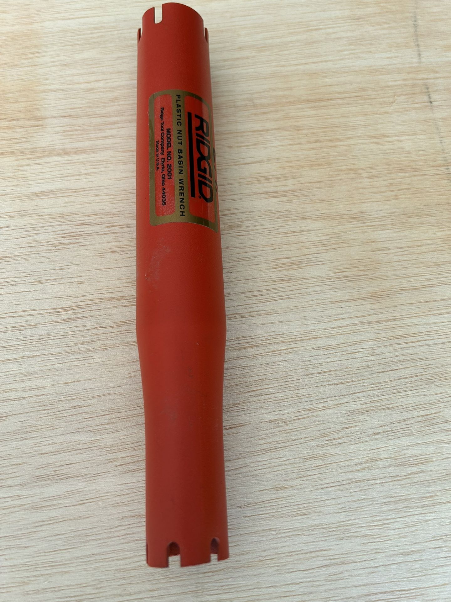 Ridged Plastic Nut Basin Wrench
