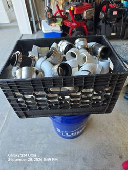 Lot of plumbing parts