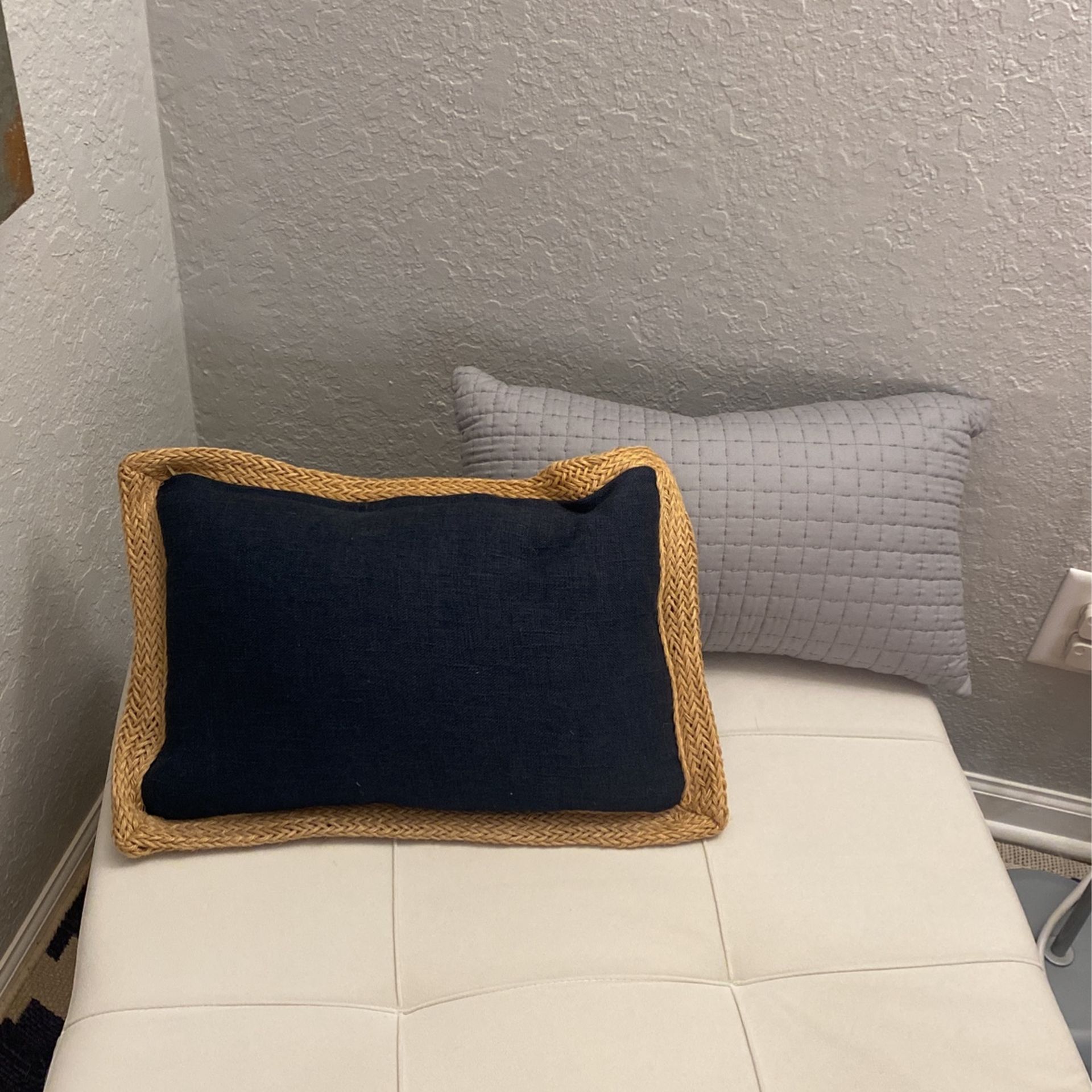 Set Of Two Small Accent Pillows