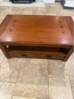Table set- coffee, console and end table